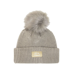 Kentucky Horsewear - Bonnet pompom beige | - Ohlala