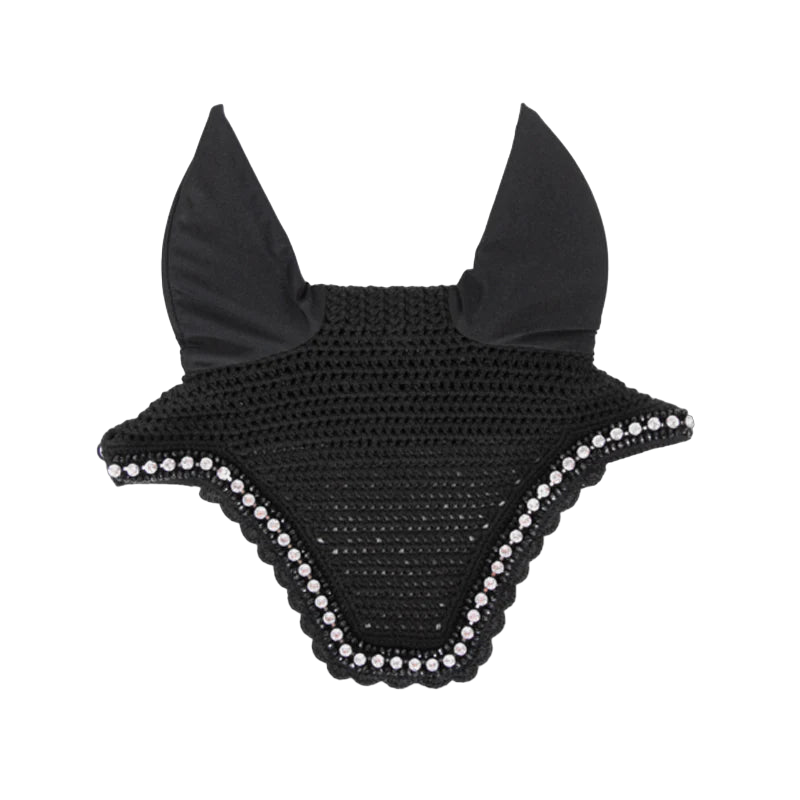 Kentucky Horsewear - Bonnet anti-mouche Wellington big stone & pearl noir | - Ohlala