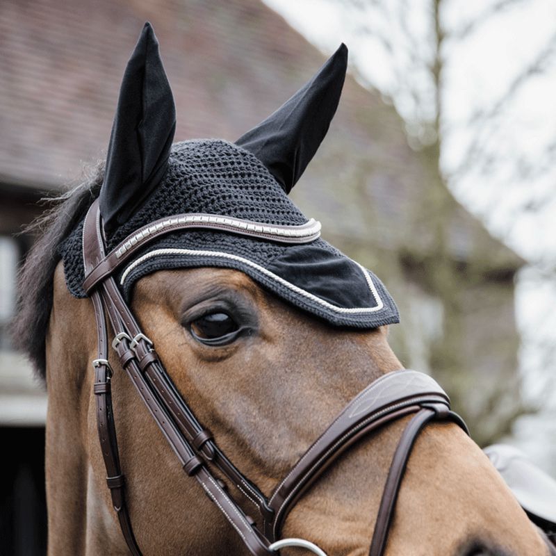 Kentucky Horsewear - Bonnet Wellington basic velvet noir | - Ohlala