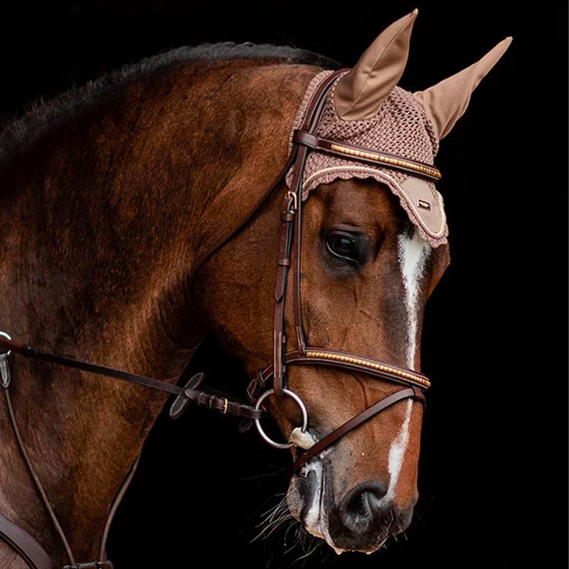 Equestrian Stockholm - Bonnet pour cheval Champagne | - Ohlala