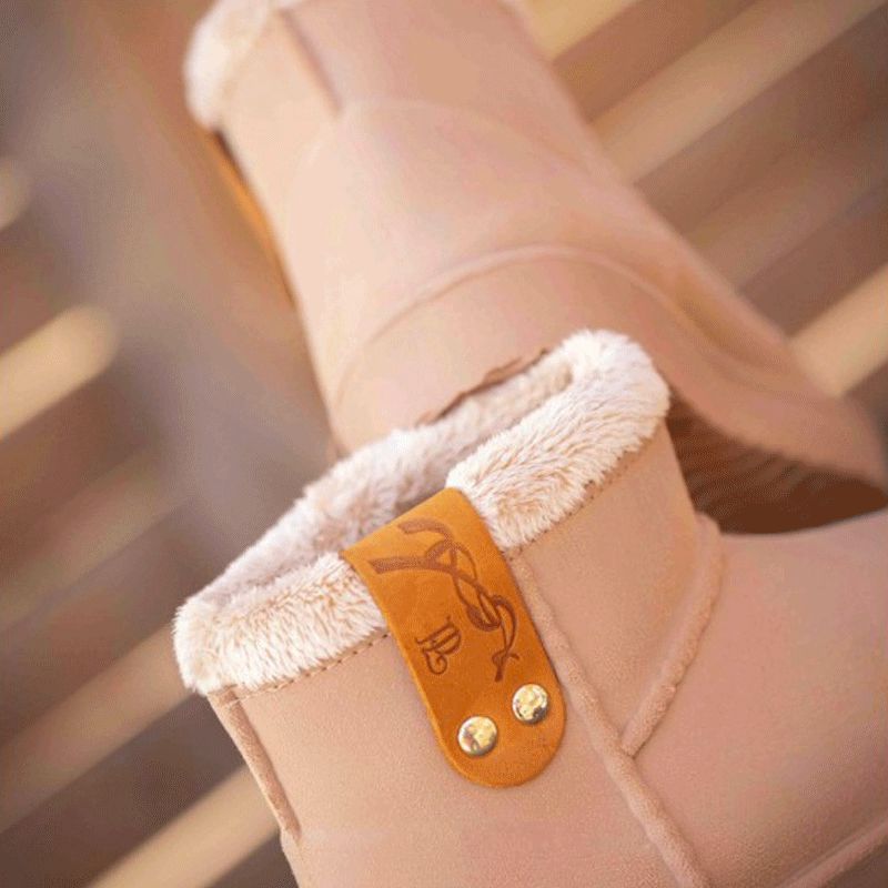 Eden by Pénélope Store - Boots fourrées enfants beige | - Ohlala