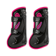 Veredus - Guêtres ouvertes Carbon Gel Vento Color Edition Noir/ Fuchsia x2 | - Ohlala