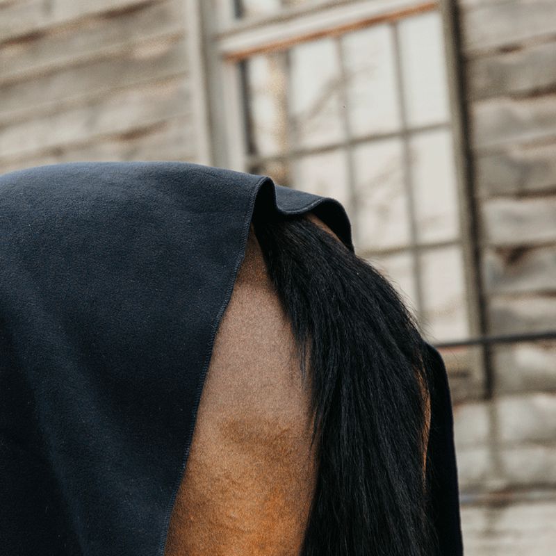 Kentucky Horsewear - Couverture Séchante carré heavy noir | - Ohlala