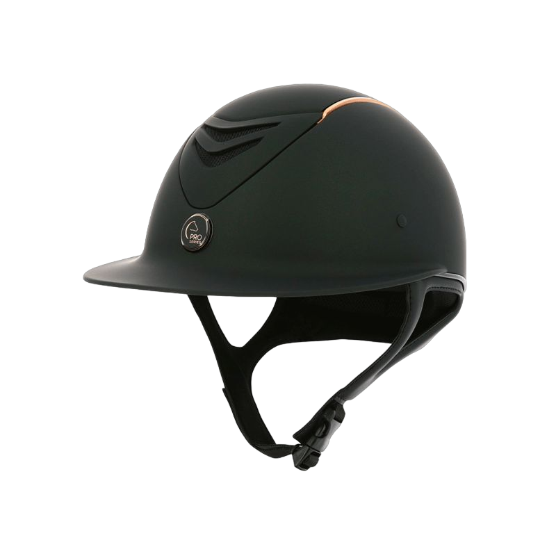 Pro Series - Casque d'équitation Elégance rose gold | - Ohlala