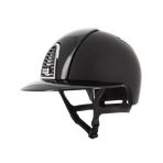 KEP - Casque d'équitation Cromo 2.0 Textile/ Polish noir visière polo | - Ohlala