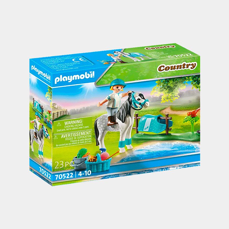 Playmobil - Cavalière avec poney gris