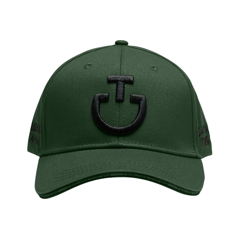 Cavalleria Toscana - Casquette unisexe CT Baseball jungle green/ noir