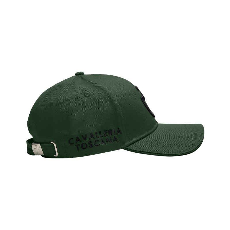 Cavalleria Toscana - Casquette unisexe CT Baseball jungle green/ noir