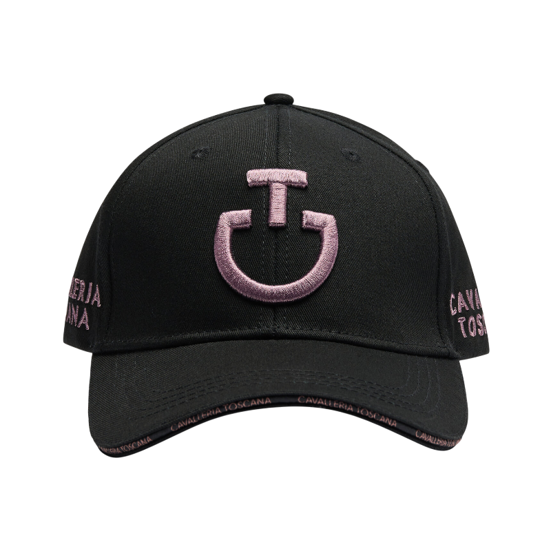 Cavalleria Toscana - Casquette unisexe CT Baseball noir/ lilas