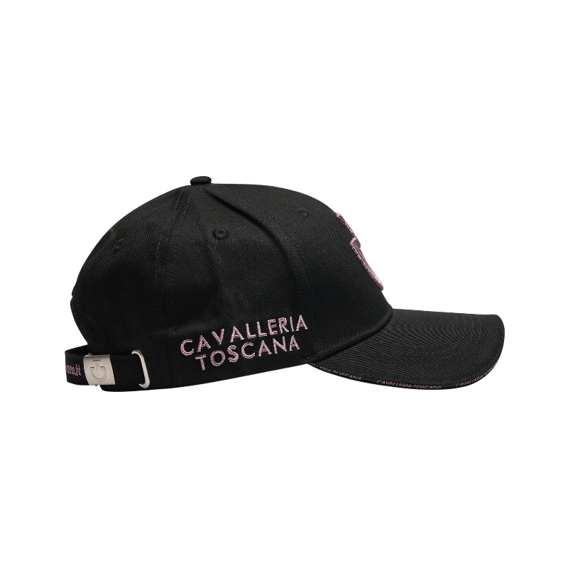 Cavalleria Toscana - Casquette unisexe CT Baseball noir/ lilas