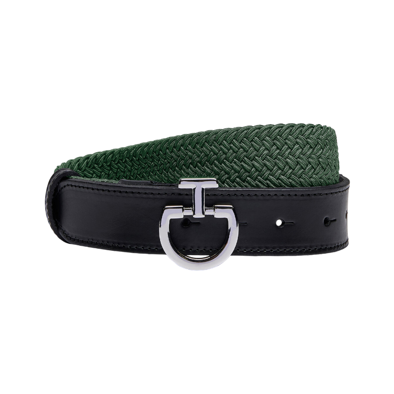 Cavalleria Toscana - Ceinture femme élastique jungle green