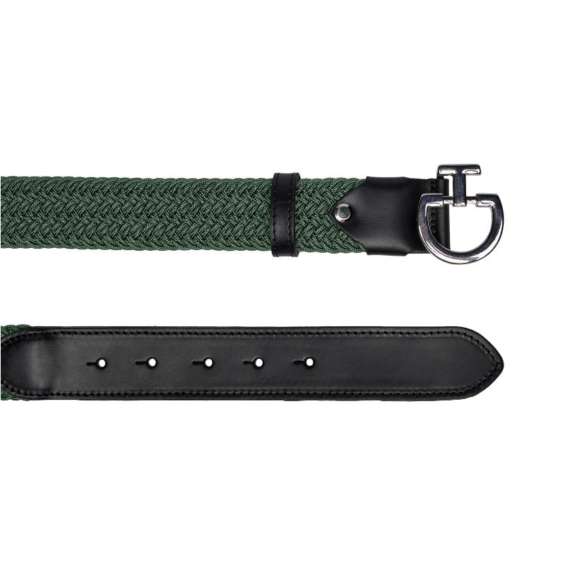 Cavalleria Toscana - Ceinture femme élastique jungle green