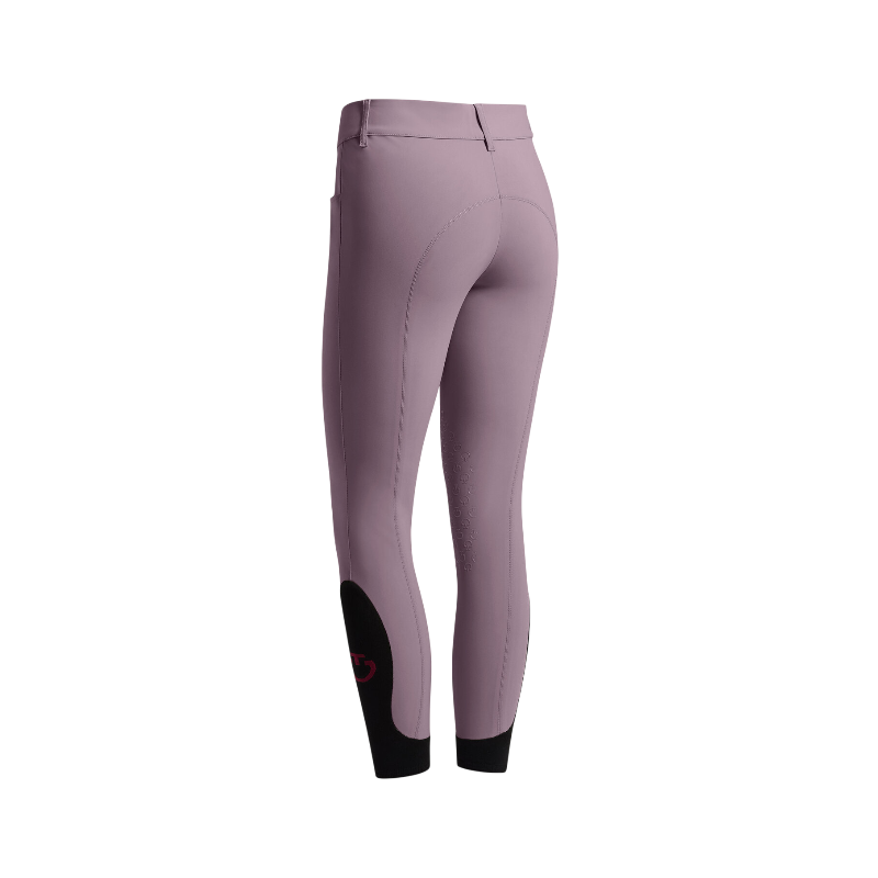 Cavalleria Toscana - Pantalon d'équitation femme Americain taille haute lilas