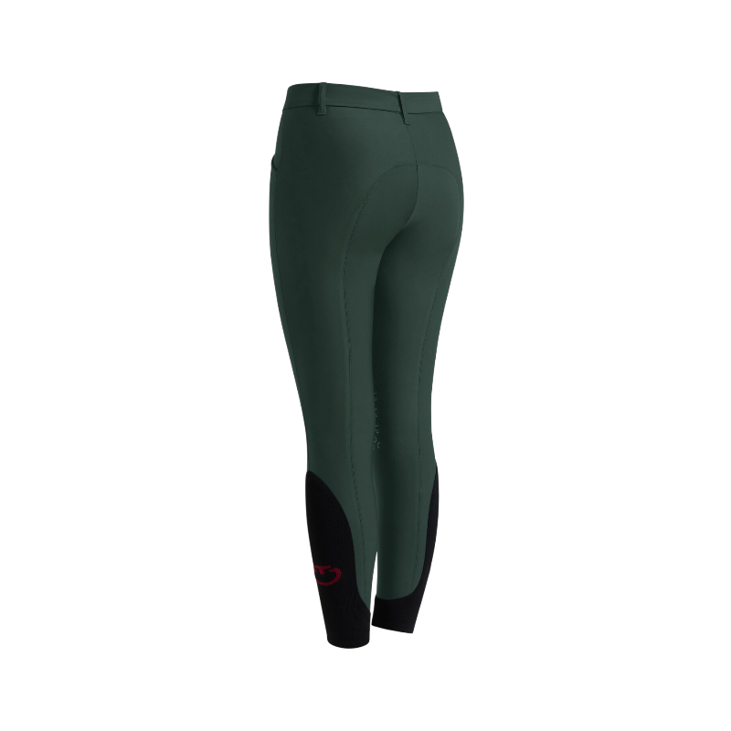 Cavalleria Toscana - Pantalon d'équitation junior Logo CT jungle green