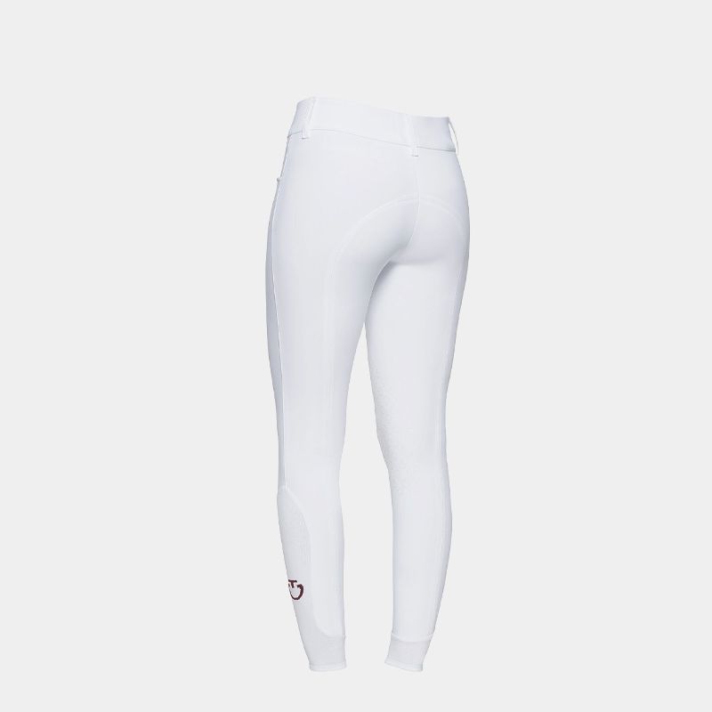 Cavalleria Toscana - Pantalon d'équitation femme taille haute blanc | - Ohlala