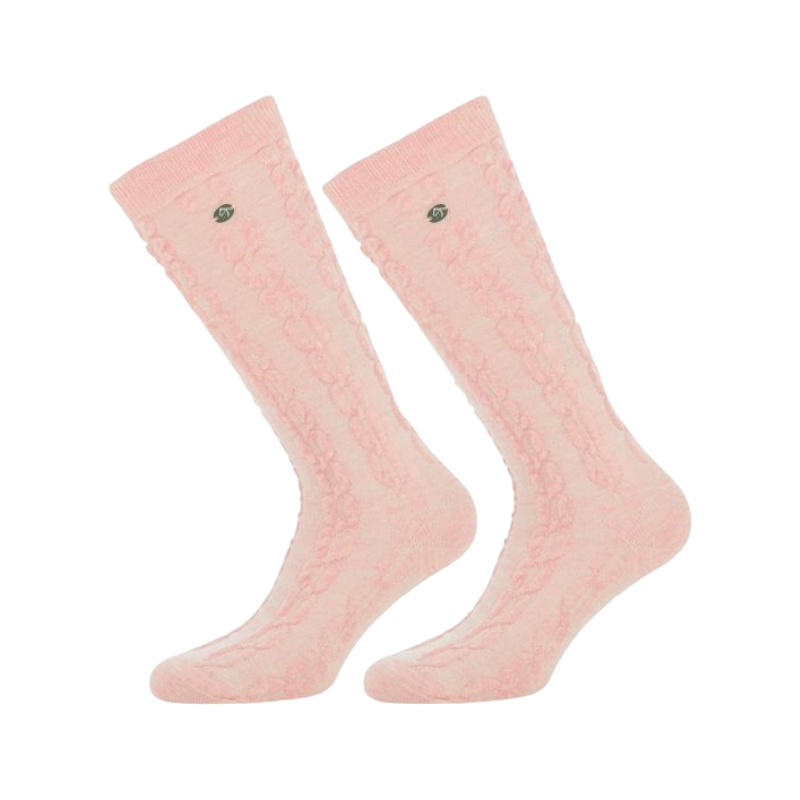 Equithème - Chaussettes d'équitation Alix rose | - Ohlala