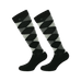 Equithème - Argyle sok zwart/grijs (x1) | - Ohlala