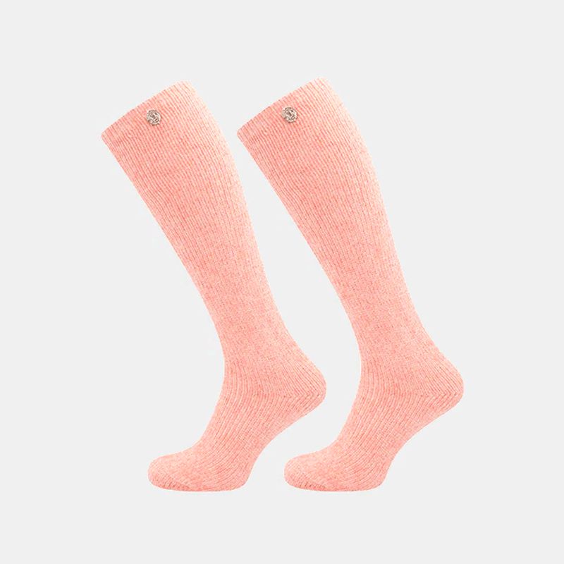 Imperial Riding - Chaussettes Dusty Star Velvet rose (x1) | - Ohlala