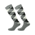Equithème - Argyle sokken grijs/ecru (x1) | - Ohlala