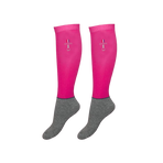 Jump'In - Chaussettes d'équitation lycra fushia (x2) | - Ohlala
