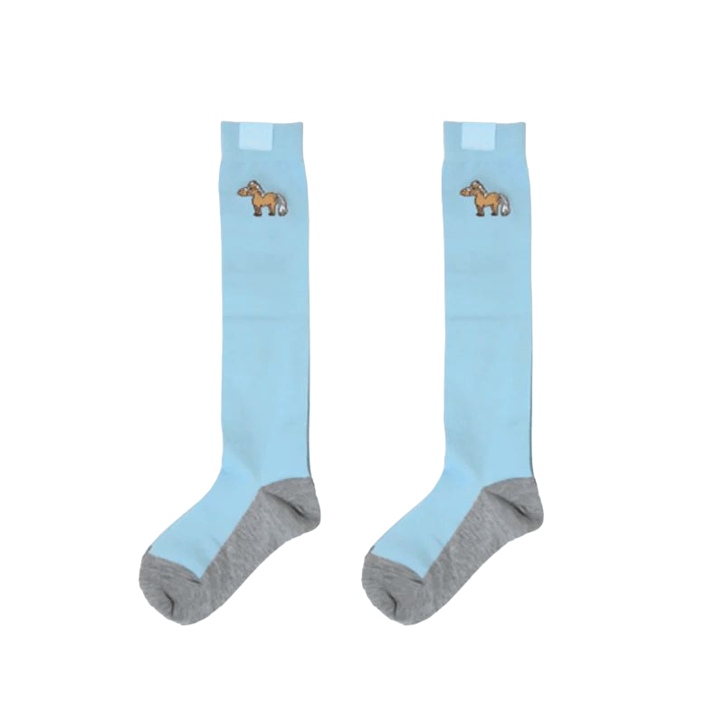 Kentucky Horsewear - Chaussettes d'équitation Sammy bleu ciel (x1) | - Ohlala