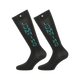 Equithème - Chaussettes Jumping noir/ bleu (x1) | - Ohlala