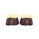 Kentucky Horsewear - Cloches chevaux cuir et mouton marron/naturel | - Ohlala