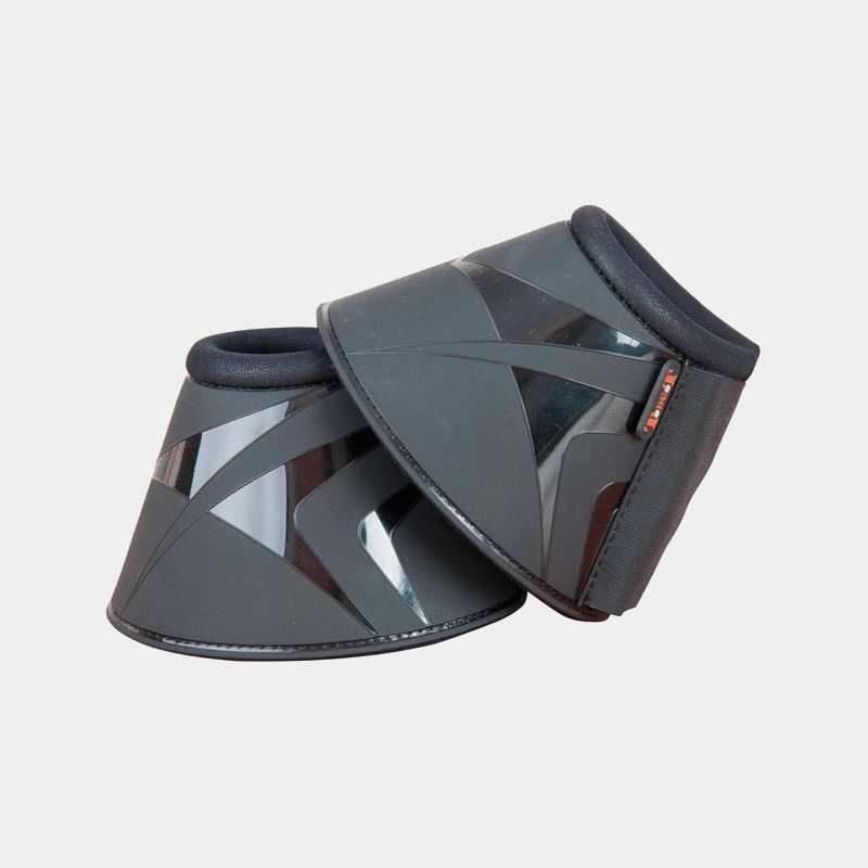 TdeT - Cloches Velcro coque PVC noir | - Ohlala