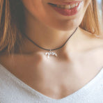 Pénélope Store - Zilveren ruiter ketting | - Ohlala