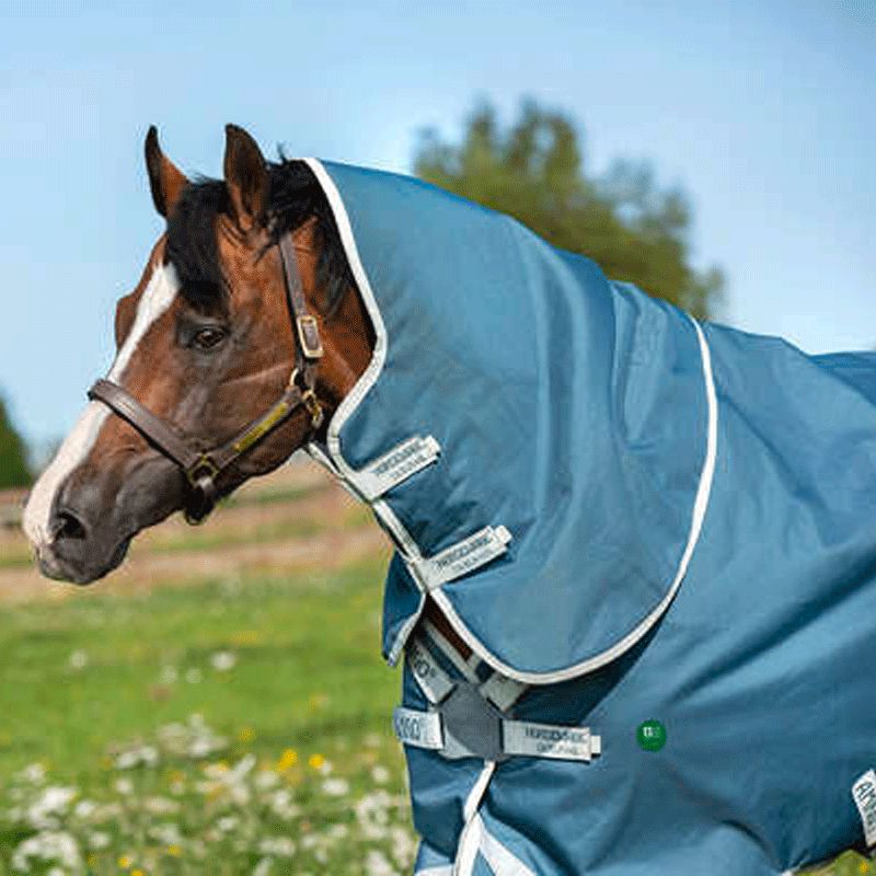 Horseware - Couverture d'extérieur Amigo Ameco bleu/ gris 0g | - Ohlala