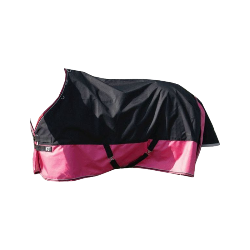 Equithème - Couverture d'extérieur Tyrex 1200D noir/framboise 0g