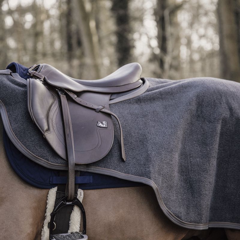 Kentucky Horsewear - Couvre-reins Heavy Fleece gris | - Ohlala
