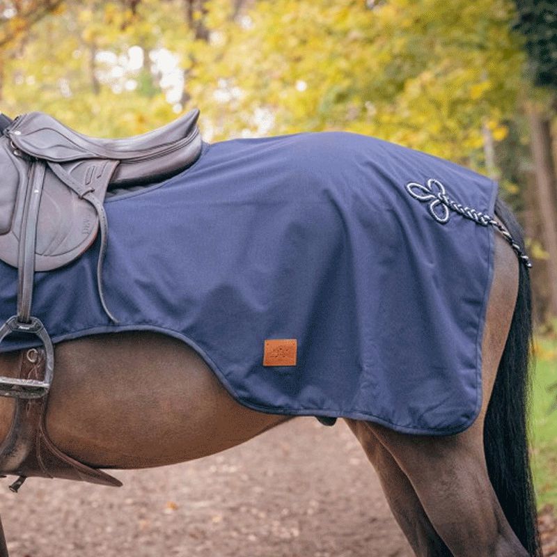 Paddock Sport - Couvre-reins imperméable marine | - Ohlala