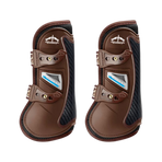 Veredus - Open beenbeschermers Carbon Gel Vento Bruin x2 | - Ohlala