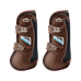 Veredus - Open beenbeschermers Carbon Gel Vento Bruin x2 | - Ohlala