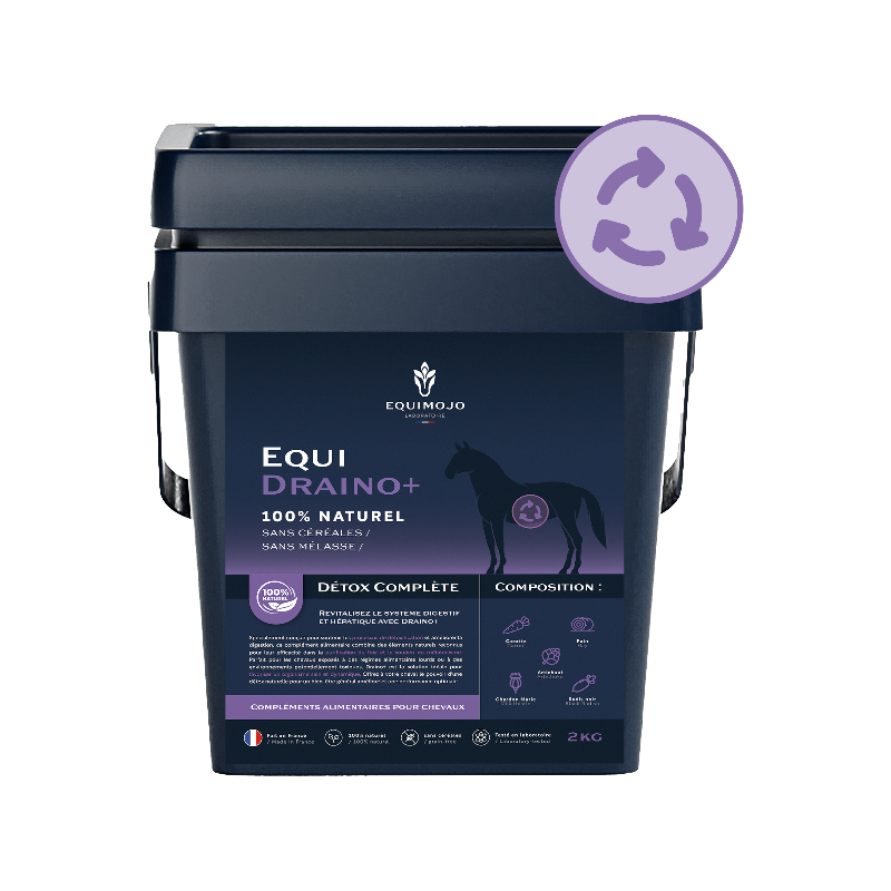 Equimojo - Complément alimentaire détoxifiant Equi-Draino+