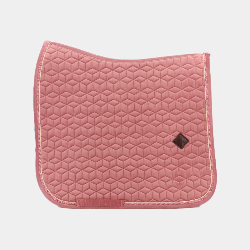 Kentucky Horsewear - Tapis de dressage Velvet Vieux Rose | - Ohlala