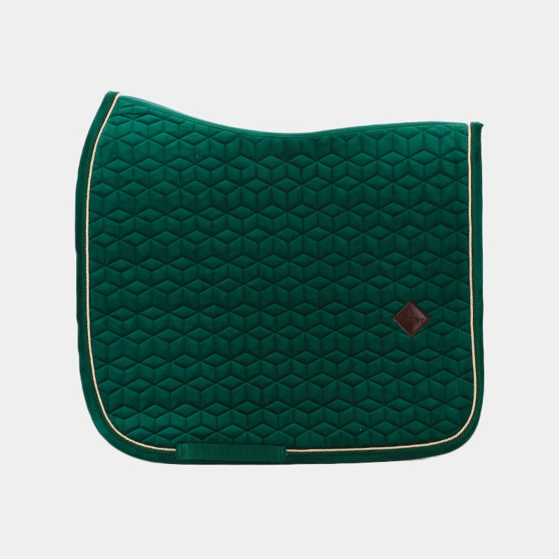 Kentucky Horsewear - Tapis de dressage Velvet Vert foncé | - Ohlala