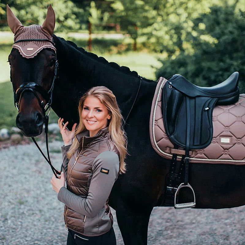 Equestrian Stockholm - Tapis de dressage Champagne | - Ohlala