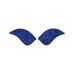 Equithème - Myprimera laarzembleem blauw glitter | - Ohlala