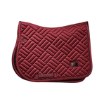 Equestrian Stockholm - Tapis de selle Modern bordeaux | - Ohlala