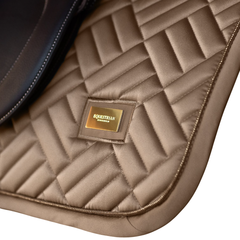 Equestrian Stockholm - Tapis de selle Modern champagne | - Ohlala