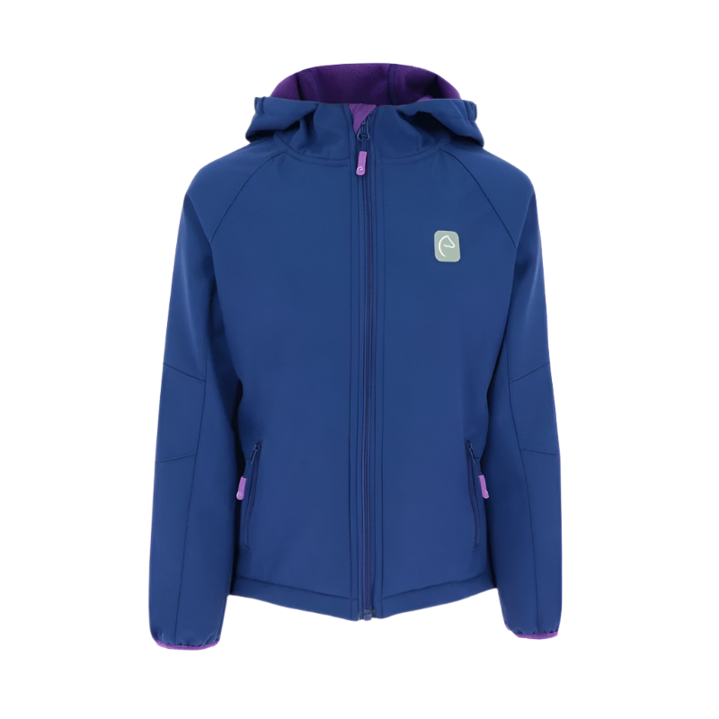 Equithème - Veste manche longue Softshell amandine marine