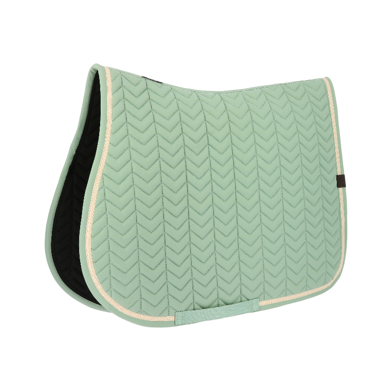 Equithème - Tapis de selle Softypop vert clair | - Ohlala