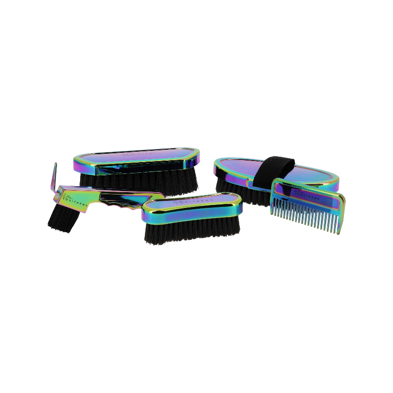 Equithème - Brosse douce Je T'aime hologram | - Ohlala