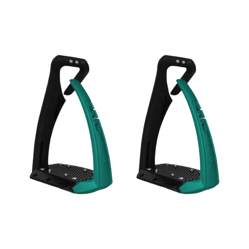 Freejump - Étriers Soft'Up Pro + noir/ vert