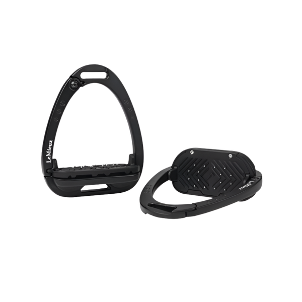Grande étrivière En Cuir Noir – 64 Pouces Pour équitation Anglaise