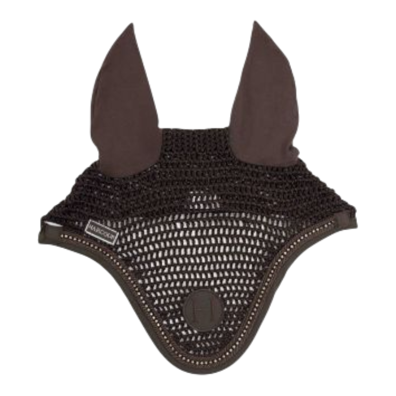 Harcour - Bonnet pour chevaux Fablir cacao
