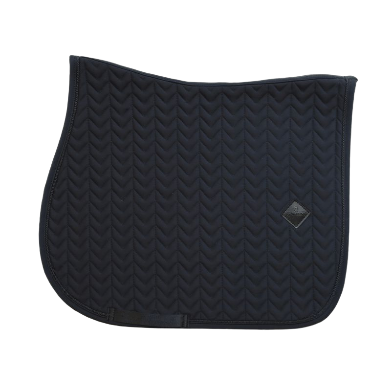 Kentucky Horsewear - Tapis de selle Fishbone noir | - Ohlala