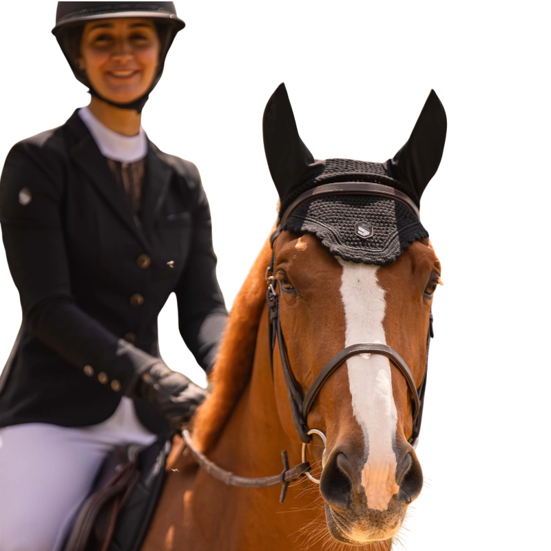 Samshield - Bonnet anti-bruit Flyshield swarovski noir